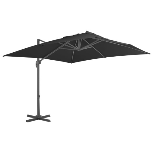 Parasol déporté 300x300 cm Anthracite