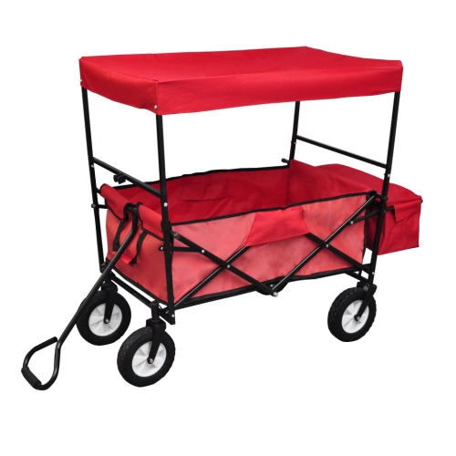 Foldable Hand Truck with Roof