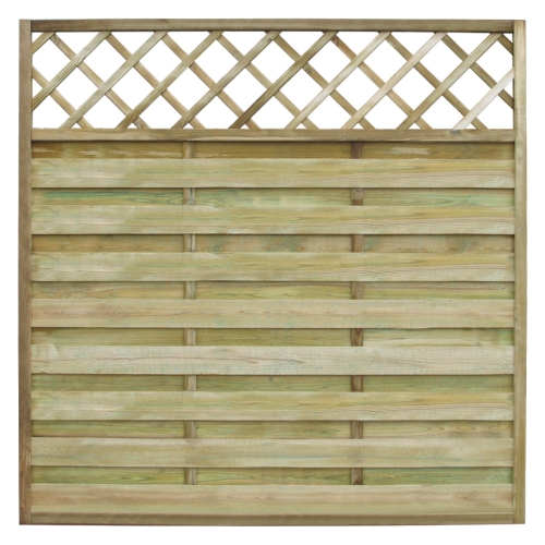 bois tralliccio carré clôture de jardin Panneau 180 x 180 cm