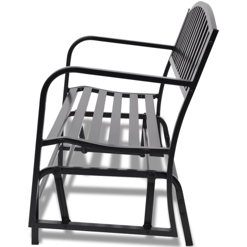 

Bank black steel rocker