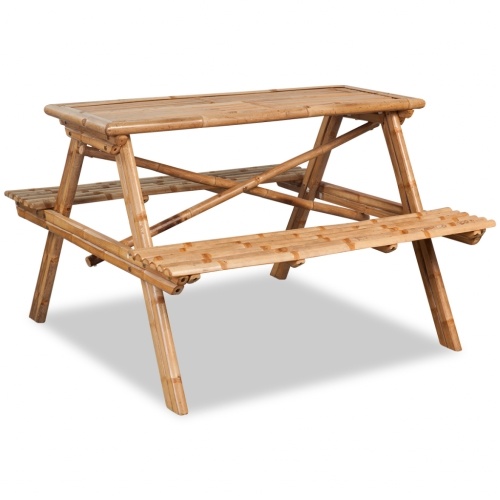 

Bamboo picnic table 120x120x78 cm