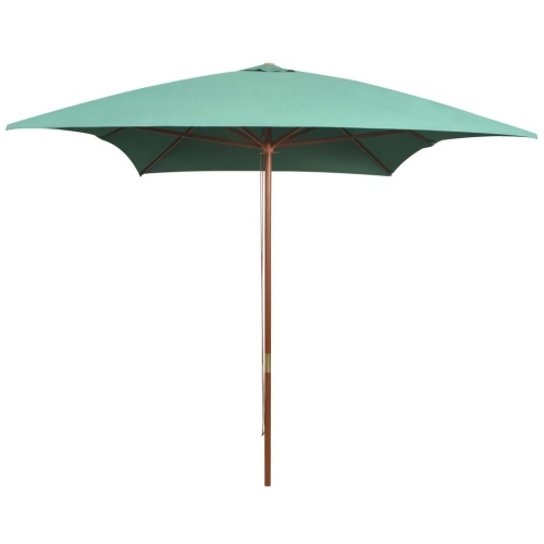 

Umbrella with wooden stick 200x300 cm green
