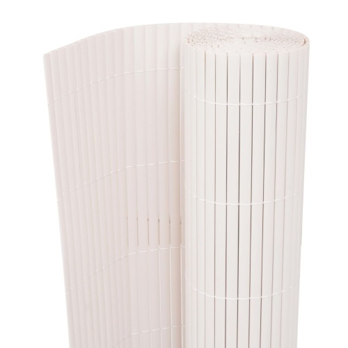 

Double-sided garden fence 90x500 cm white