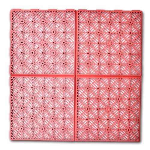 

September 24 pieces plastic floor tiles Garden 29 x 29 cm