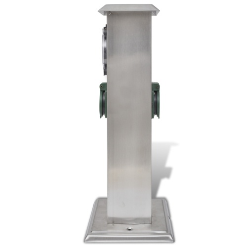 

Electrical Socket Garden Pillar Stainless Steel with Timer