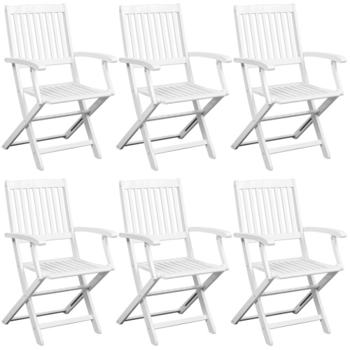 

Seven Pieces Dining Sets From Outside Of White Acacia Wood