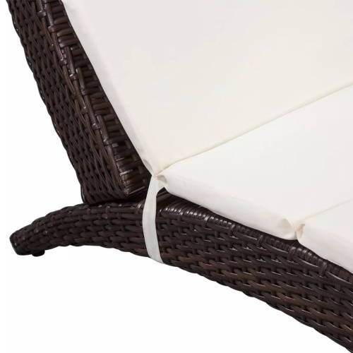 

cot Sarafan Folding Wicker Brown with Cushion