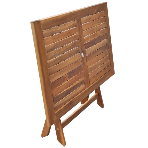 

outdoor table of acacia wood