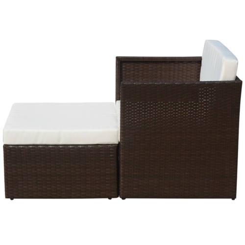 

September 5 chairs Garden Polyester / Wicker Brown