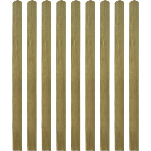 

Battens fence 10 pcs 140 cm Wood Impregnated