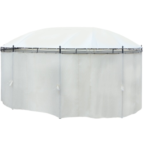 

Gazebo White Cream 530x350x265 cm