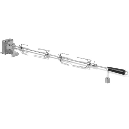 

Motorized skewer for rotisserie in steel 1000 mm