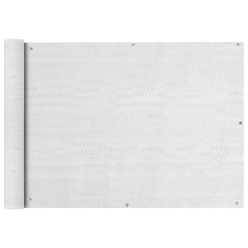 

экран с балконом HDPE 75x400 см белый