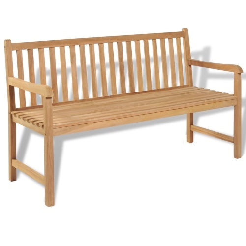 

Деревянная скамья из тикового дерева 150x62,5x90 см