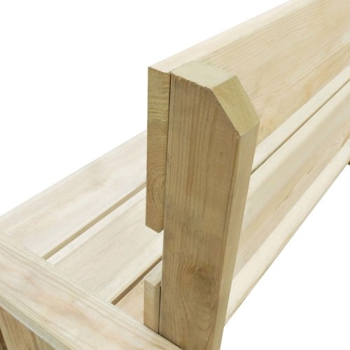 

Outdoor Dining Set 4 pcs 110x75x74 cm in Impregnated Wood