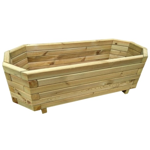 

100x40x31 cm garden planter made of impregnated pine wood