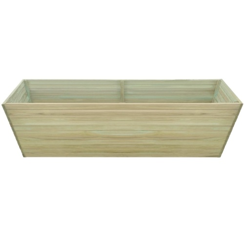 Wooden Garden Planter Impregnated Pine 200x100x77 cm