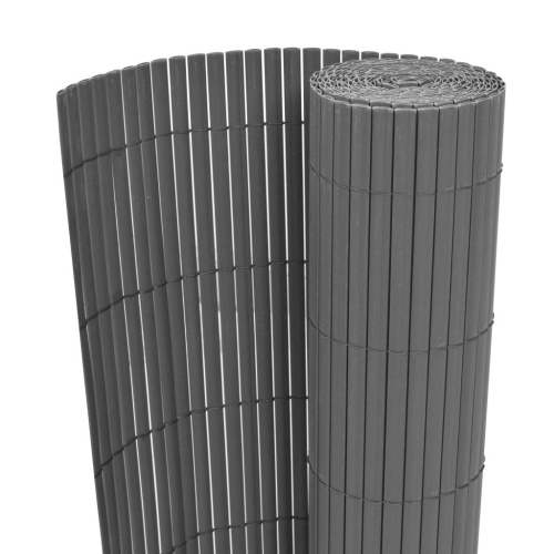 

Gray Double Garden Fence 90x500 cm