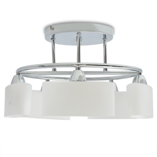 

Ceiling Lamp with Ellipsoid Glass Shades for 5 E14 Bulbs 200 W