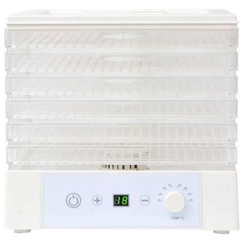

Food Dehydrator with 6 trays 250 W White