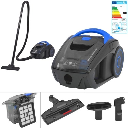 

Bagless cyclone vacuum cleaner for blue floor mats