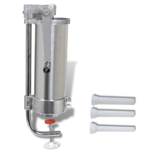 

Vertical manual sausage filler in 3.5L stainless steel