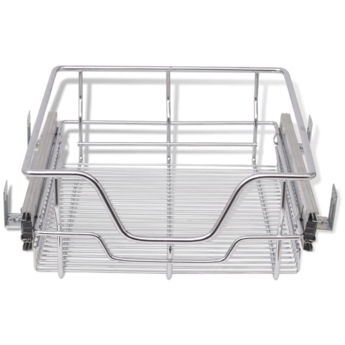 

Sliding Net Baskets 2 pcs Silver 400 mm