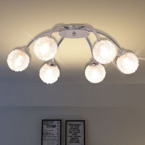 

Ceiling Chandelier with 6 240 W G9 LED bulbs