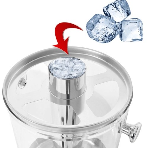 

Triple Dispenser of Fruit Juices and Soft Drinks Stainless Steel 3 x 8 L
