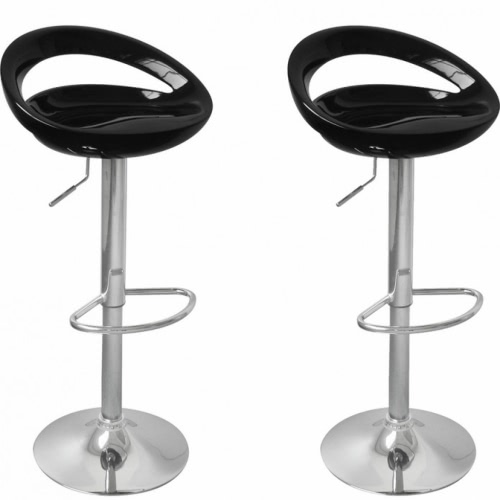 Bar Stool Miami Black (set of 2)