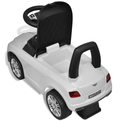 

Bentley Foot-Powered Kids Car White