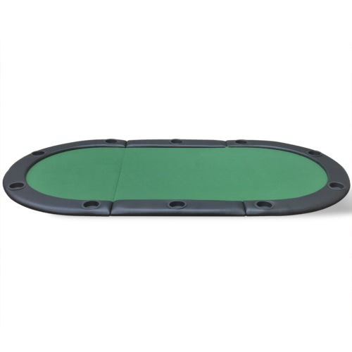 

folding poker table for 10 players Green