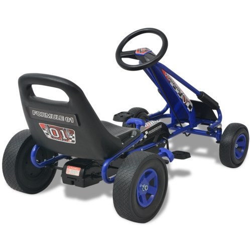 

Pedal Kart with Blue Adjustable Seat