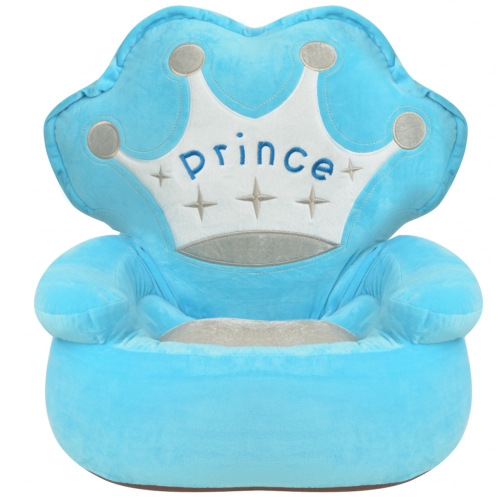 

Prince Bleu Children's Plush Chair