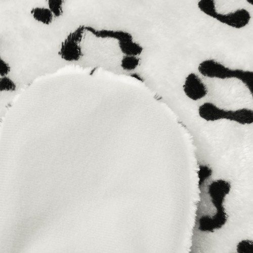 

Leopard Plush Rug 139 см Белый