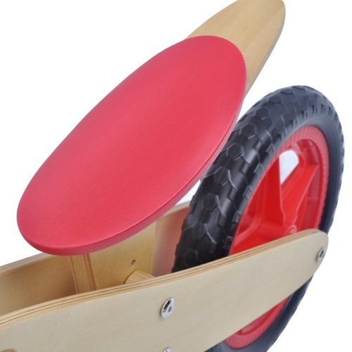 

bicycle without red wooden pedals