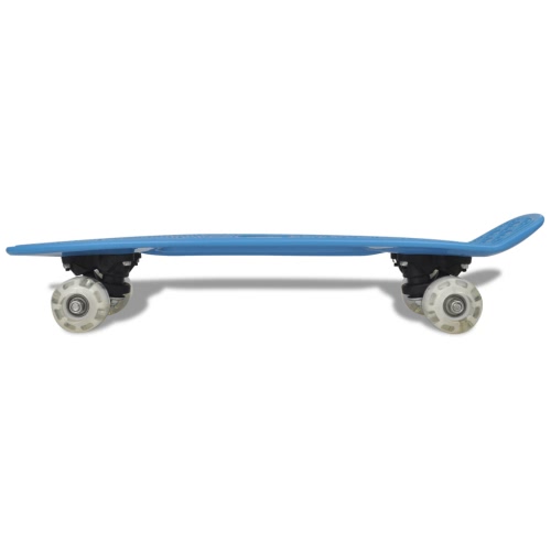 

Skateboard Retro Blu con Ruote a LED