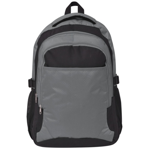 

School backpack 40 L black and gray