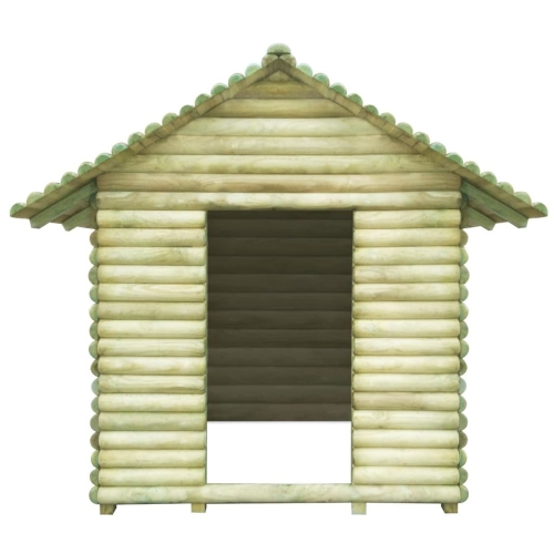 Cabane en pin aire de jeu abri de jardin 1,67x1,50x1,51m