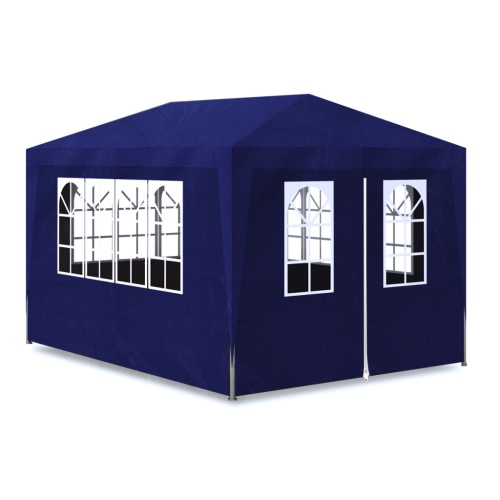 

10' x 13' Blue Party Tent with 4 Walls