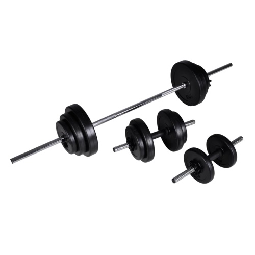 Set bilanciere + 2 manubri 30.5Kg