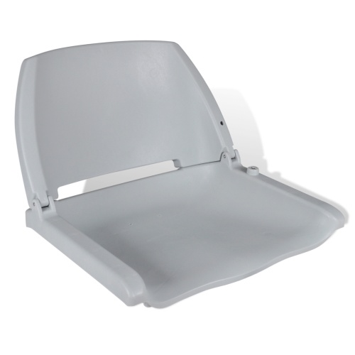 

Folding seat for boat gray back without a pillow 41x51x48 cm