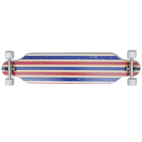 

Longboard 107 см 9 слойный клен скейтборда 9 "ALU Грузовик Синий