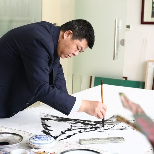 

Fresh Bamboo Painting Картина Wall Art Висит Китайская Картина для Стены Китайская Тушь