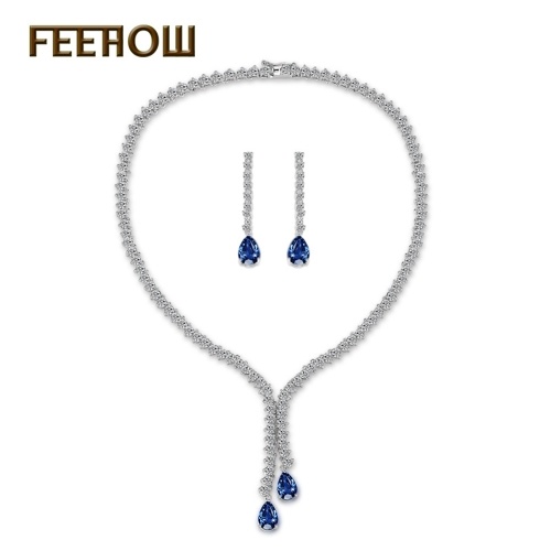 

Комплект ожерелья из серег AAA Zircon