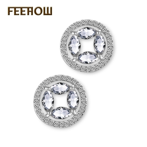 

European and American fashion new AAA zircon earrings