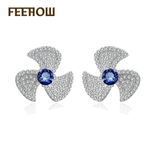 

new popular creative zircon earrings