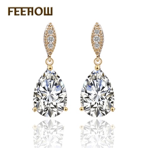 

FEEHOW Европейские и американские модные длинные серьги