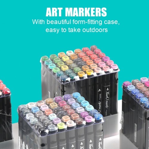 Art Markers 30 Colors Dual Tips Drawing Markers