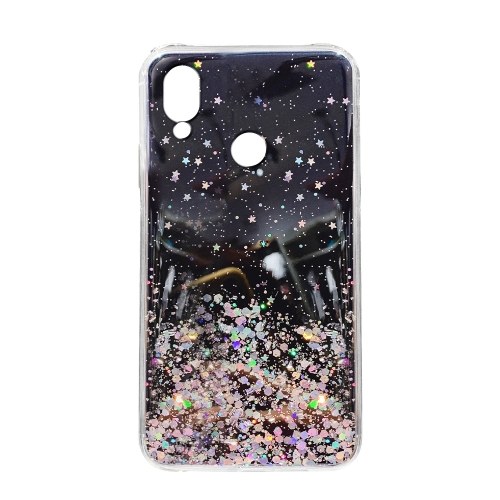 Transparent Night Sky étincelant Fairy Phone Case Compatile avec Xiaomi F1 Redmi NOTE7 / NOTE7PRO Redmi 7